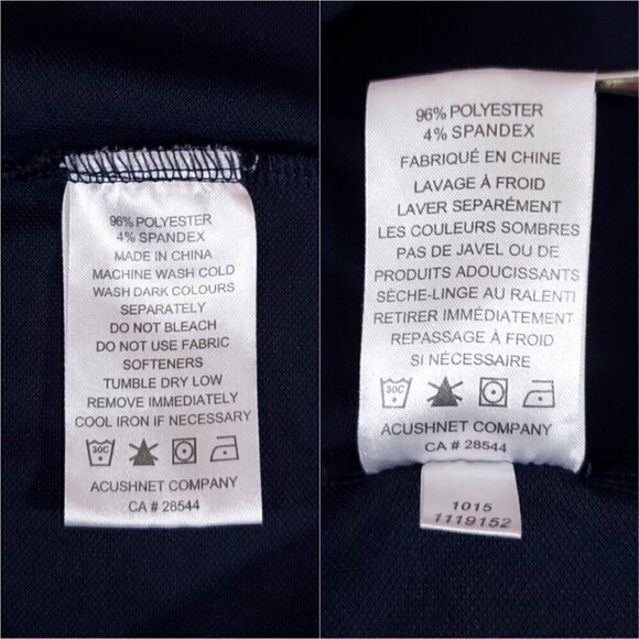 Footjoy FJ Mens Sz XXL Blue Orange Colorblock Striped One Pocket Golf Polo Shirt - Picture 9 of 12